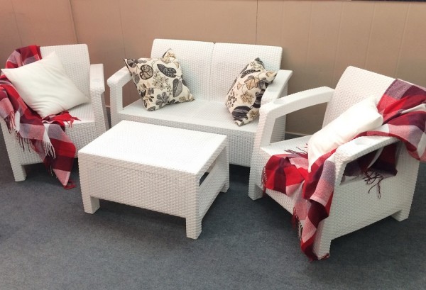 Комплект Yalta Terrace Set белый купить в Евпатории