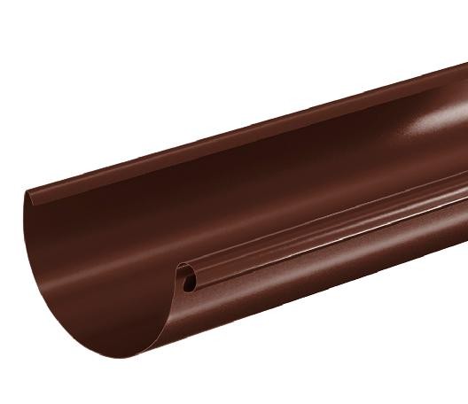 Водосток Aquasistem, система 150/100 - Водосточный желоб 3.00м RAL 8017 Коричневый купить в Евпатории