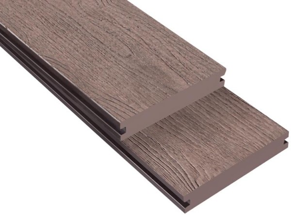 Террасная доска ДПК Outdoor 3D полнотелая NEVADA/CALIFORNIA BROWN коричневая микс купить в Евпатории