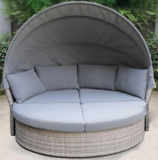 Диван-Трансформер AFINA плетеный из иск. ротанга AFM-325G Grey купить в Евпатории