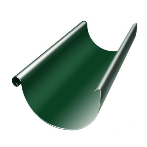 Водосток Grand Line 125x90 – Желоб 3м RAL 6005 купить в Евпатории