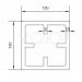 Столб SEQUOIA Evolution 3D WOOD GRAY купить в Евпатории