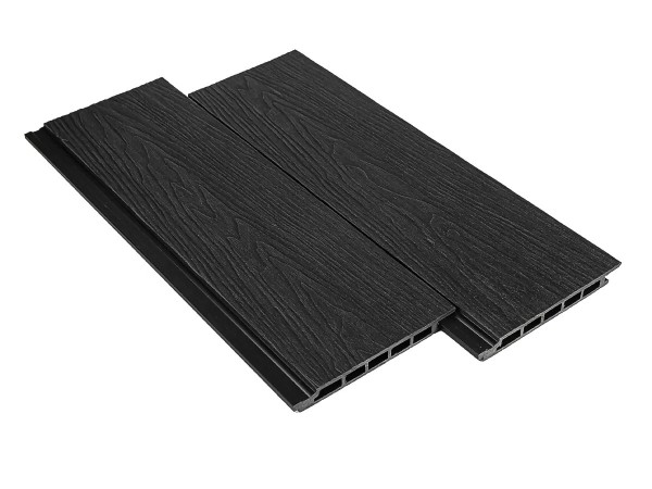 Фасадная панель из ДПК Deckart Vista 3D с текстурой дерева Графит купить в Евпатории
