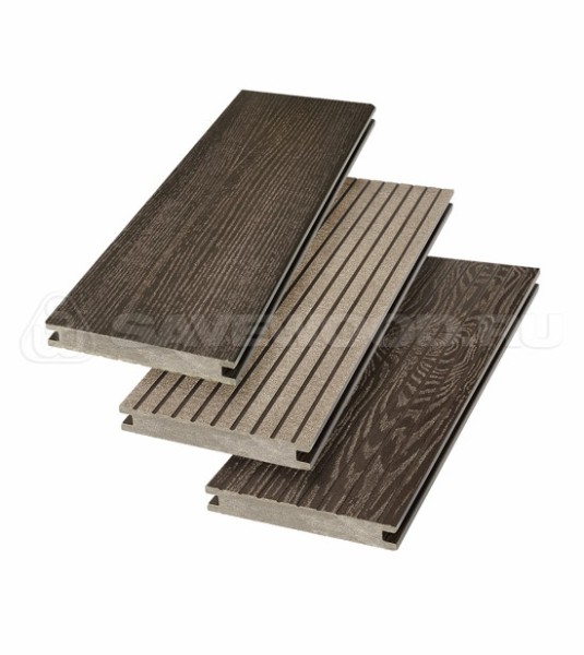 Террасная доска SW Fraxinus (R) полнотелая «SaveWood» Темно-коричневый купить в Евпатории