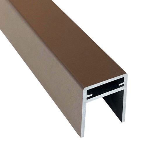 П-профиль Алюминиевый EasyDecking 35x25 Венге купить в Евпатории