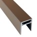 П-профиль Алюминиевый EasyDecking 35x25 Венге купить в Евпатории