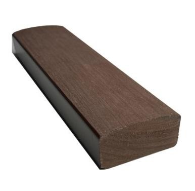 Лавочный брус Ecodecking Некст полнотелый брашированный 70х35 шоколад купить в Евпатории