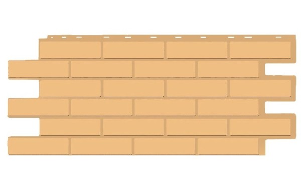 Фасадная панель T-Siding Кирпич Модерн Эко Крем купить в Евпатории