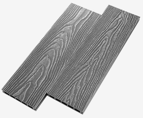 Террасная доска из ДПК RusDecking Unodeck Vintage - Серый купить в Евпатории