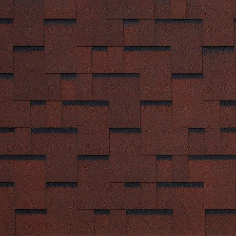 Гибкая черепица Tegola SAN REMO rosso 402 купить в Евпатории