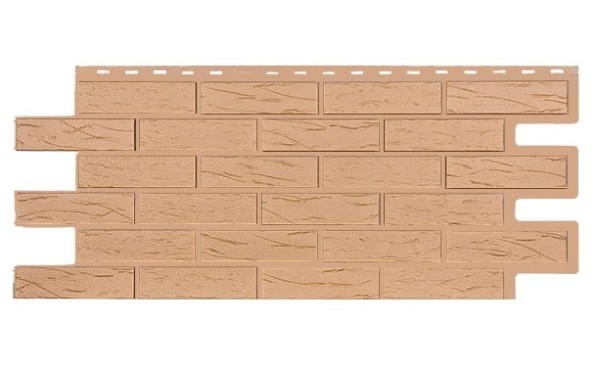 Фасадная панель T-Siding Кирпич Саман Эко Крем купить в Евпатории